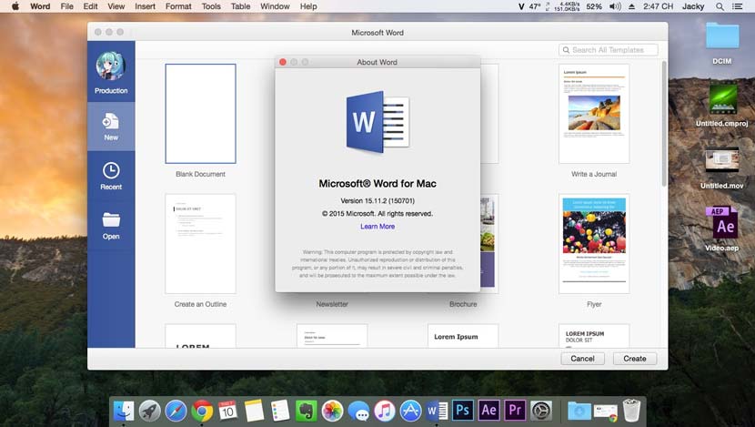 system requirements to download ms office 2011 for mac